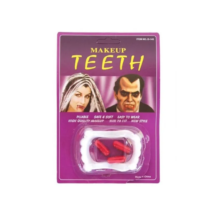 HALLOWEEN VAMPİR DİŞİ KAN KAPSÜLLÜ