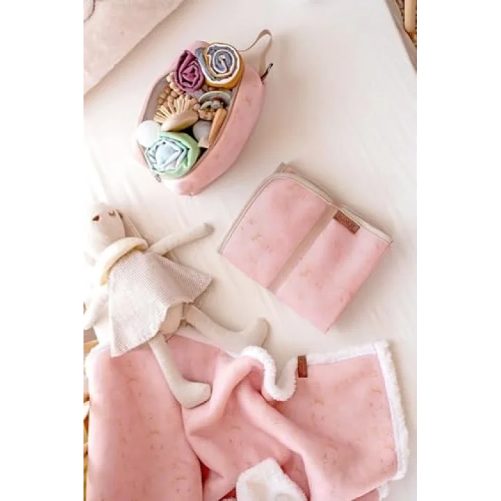 Hamur Anne Bebek Bakım Yenidoğan Alt Açma Değiştirme Pedi Minderi Örtüsü Solid P.Pembe