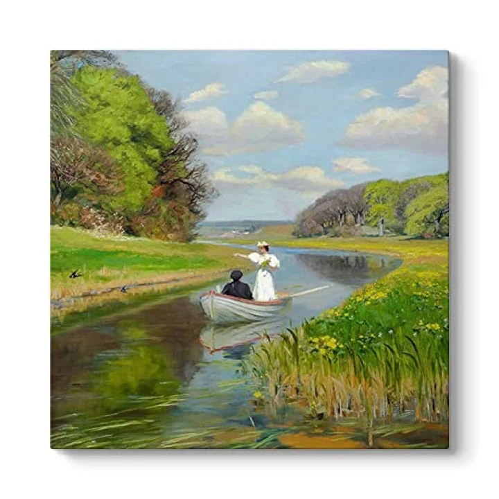 Hans Andersen Brendekilde - Foraar Tablosu 30 x 30
