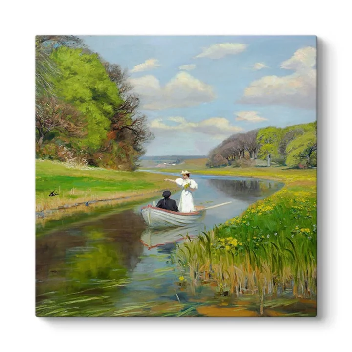 Hans Andersen Brendekilde - Foraar Tablosu 30 x 30