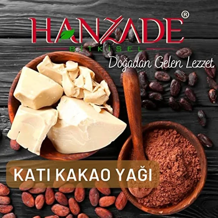 Hanzade Bitkisel Yenilebilir Saf Katı Kakao Yağı 100 Gr