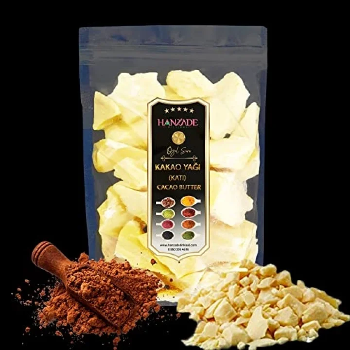Hanzade Bitkisel Yenilebilir Saf Katı Kakao Yağı 100 Gr