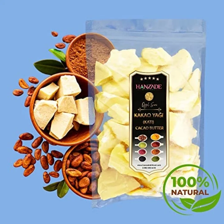 Hanzade Bitkisel Yenilebilir Saf Katı Kakao Yağı 100 Gr