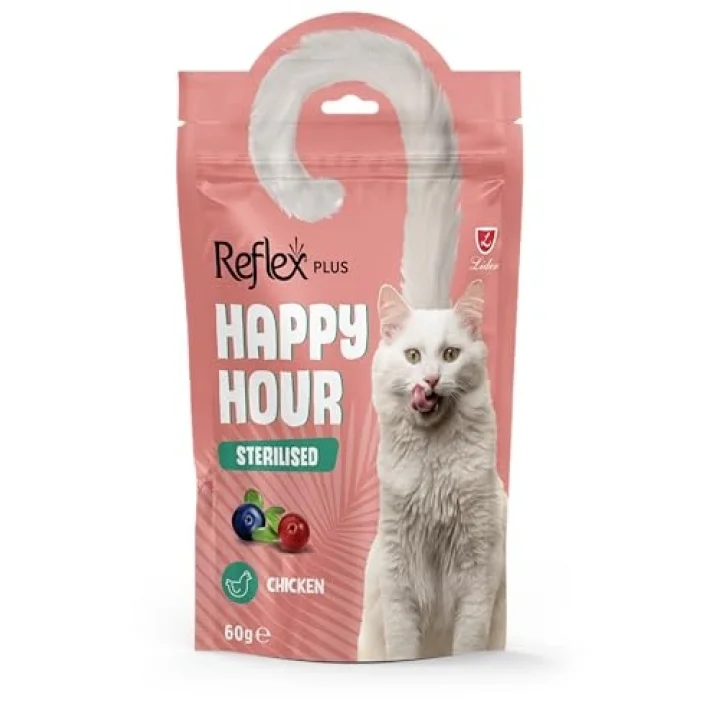 Happy Hour Kisirlaştirilmiş Kedi Ödül Mamasi 60 Grr