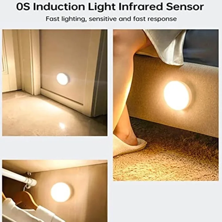 Hareket Sensörlü USB Şarjlı Lamba Led Işık Sensörlü Lamp Gece Lambası Hareket Sensör Led Sensör Lamba