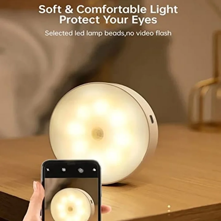 Hareket Sensörlü USB Şarjlı Lamba Led Işık Sensörlü Lamp Gece Lambası Hareket Sensör Led Sensör Lamba