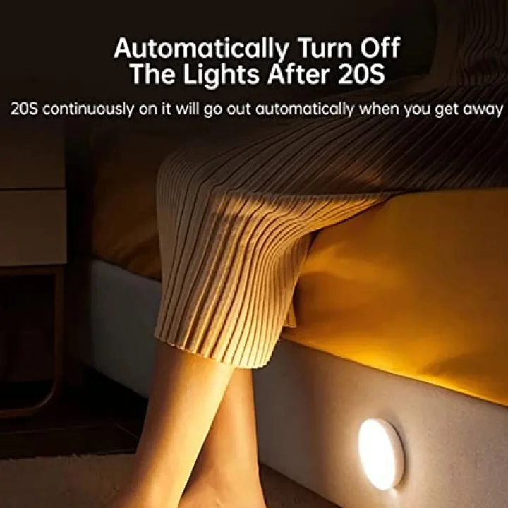 Hareket Sensörlü USB Şarjlı Lamba Led Işık Sensörlü Lamp Gece Lambası Hareket Sensör Led Sensör Lamba