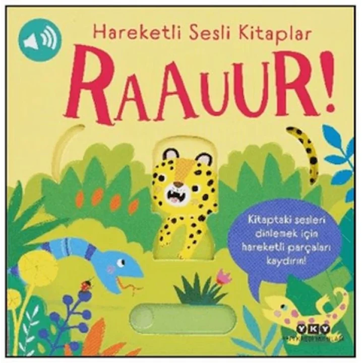 Hareketli Sesli Kitaplar - Raauur!