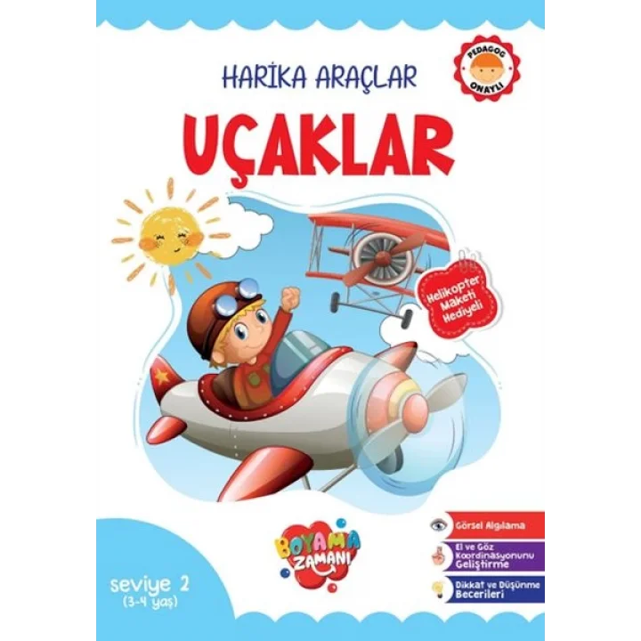 Harika Araçlar – Uçaklar Seviye 2 (3-4 Yaş)