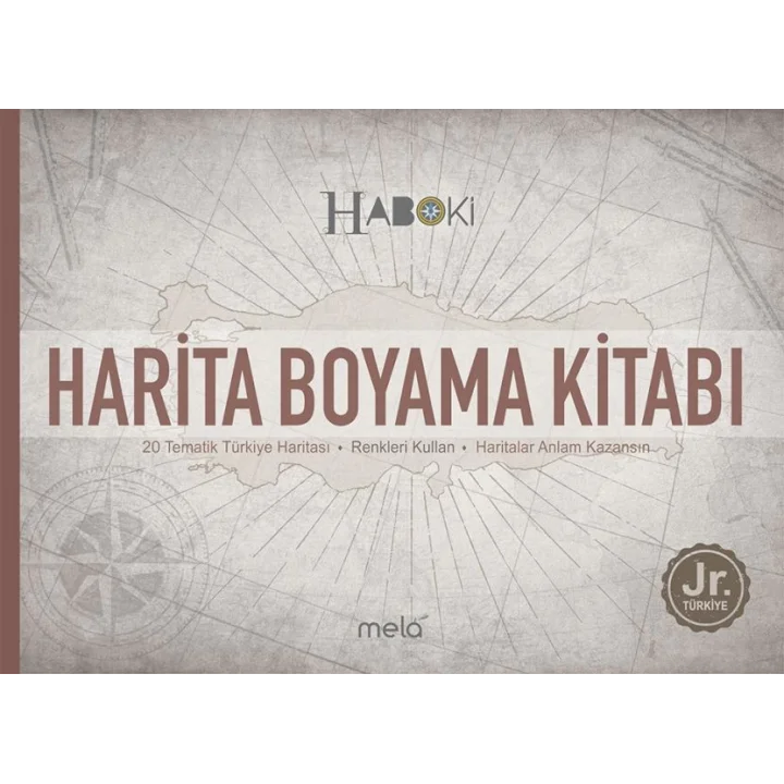 Harita Boyama Kitabı 20 Tematik Türkiye Haritası