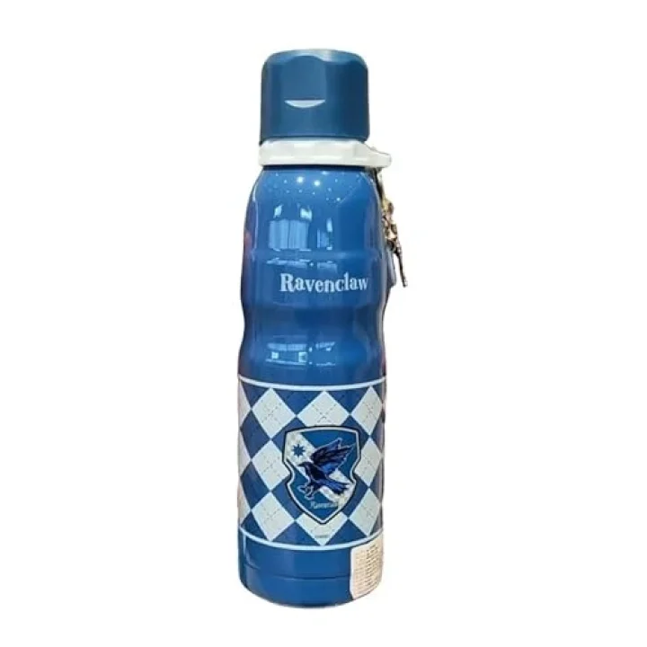 Harry Potter Lisanslı Charmlı Termos, 600 ml Kapasite, Mavi