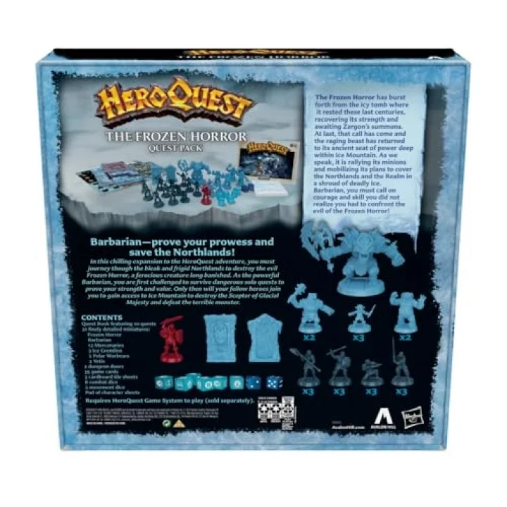 Hasbro Avalon Hill HeroQuest - The Frozen Horror Oyunu