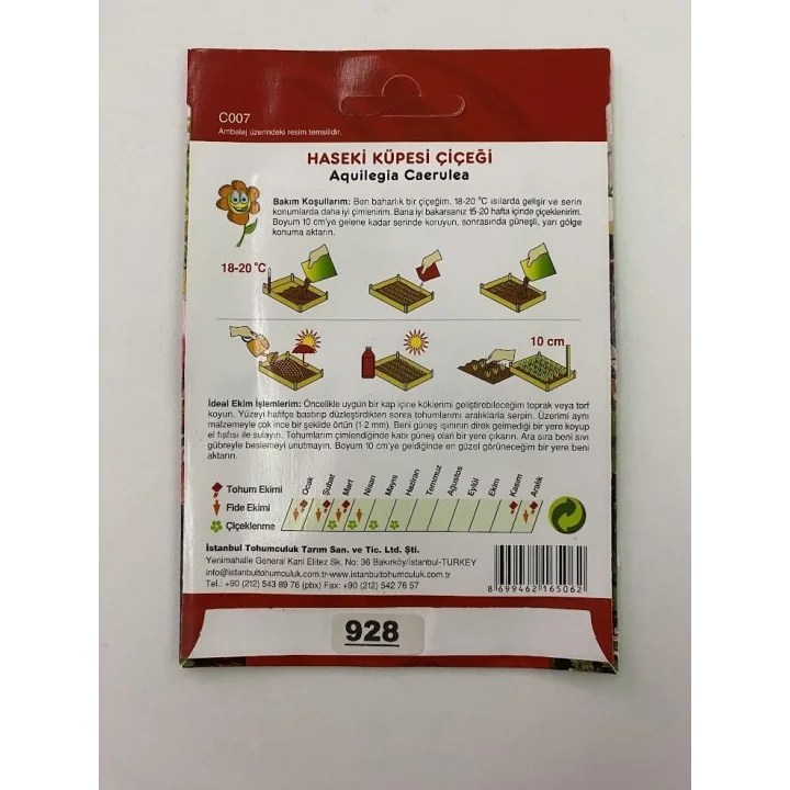 HASEKİ KÜPESİ (ÇOKLU TOHUM) - 150 Tohum - KARIŞIK Renk