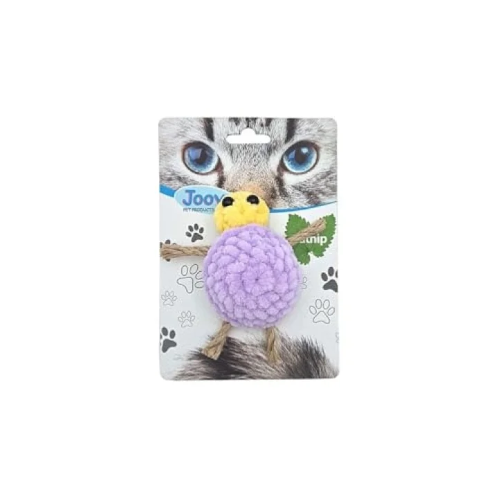 Hasır Ayaklı Kadife Kaplumbağa Kedi Oyuncağı