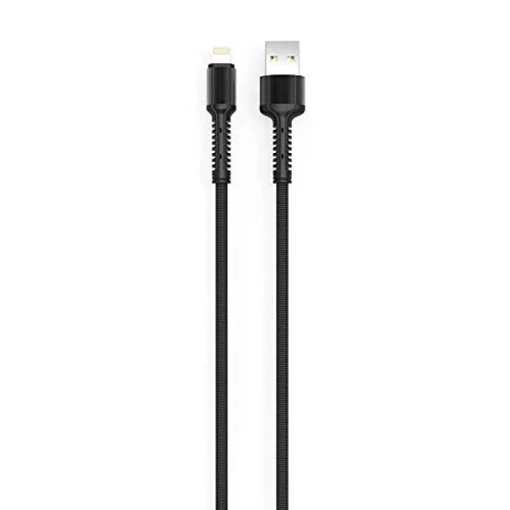 Hasır Kırılmaya Dayanıklı 2m LS64 Lightning Usb Kablo Kırmızı