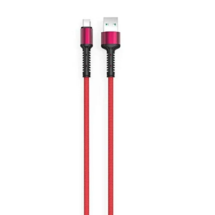 Hasır Kırılmaya Dayanıklı 3m LS65 Micro Usb Kablo Kırmızı