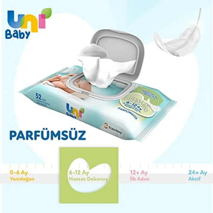 Hassas Dokunuş Islak Mendil 52 Yaprak