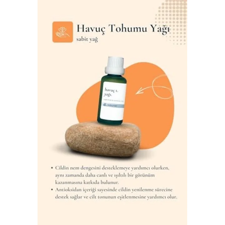 Havuç Tohumu Yağı 30 ml - Cilt Bakım Yağı
