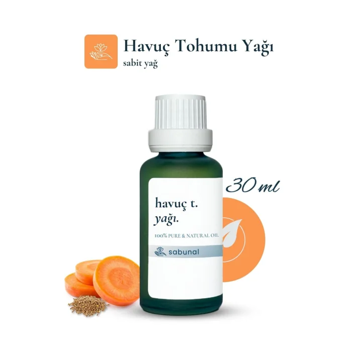 Havuç Tohumu Yağı 30 ml - Cilt Bakım Yağı