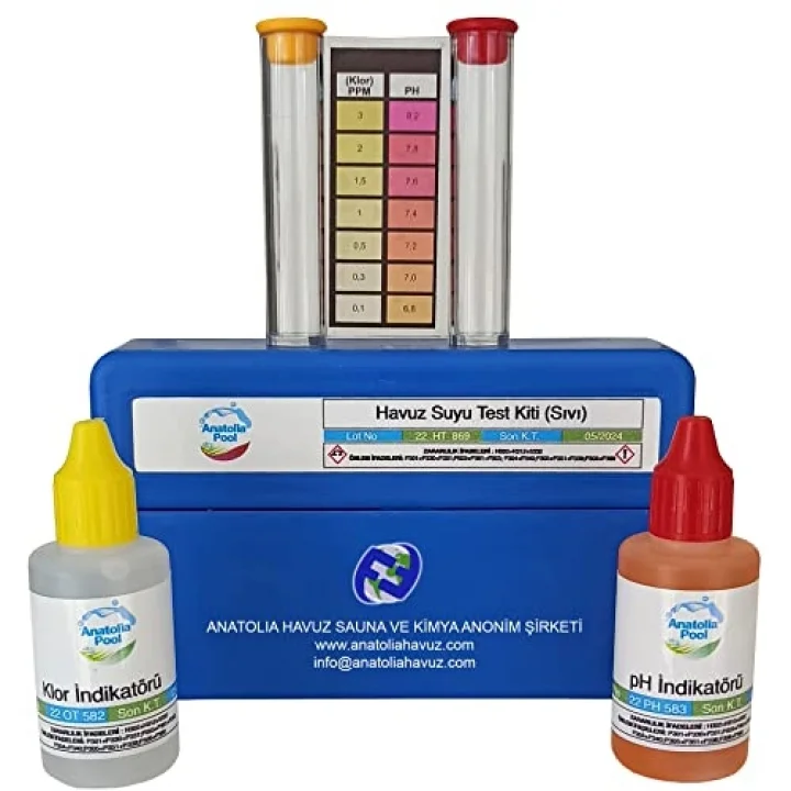 Havuz Suyu Test Kiti Sıvılı Kutulu (Pool Water Test Kits Liquid)