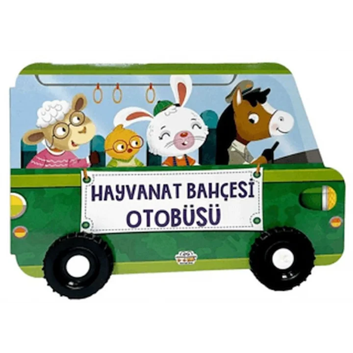 Hayvanat Bahçesi Otobüsü Tekerlekli Kitaplar