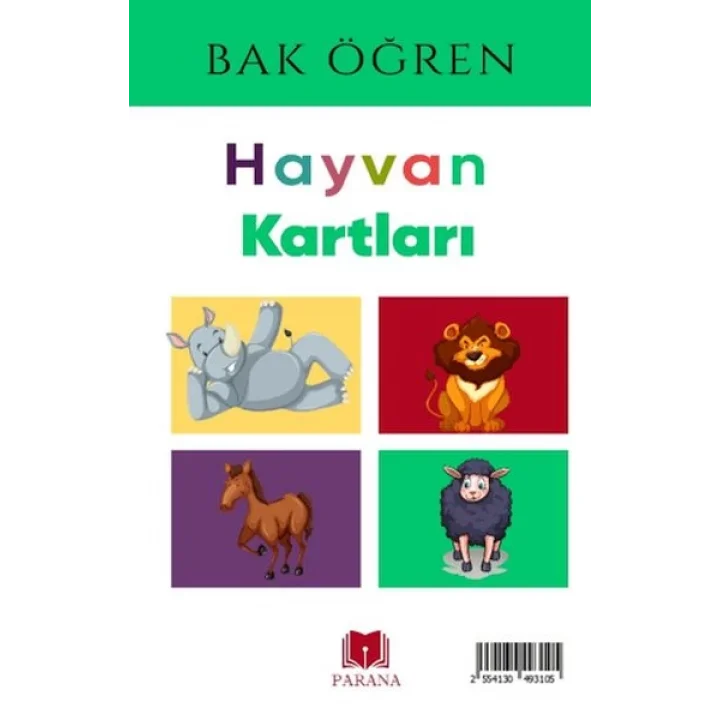 Hayvanlar - Bak Öğren Kartları - İlk Bilgilerim