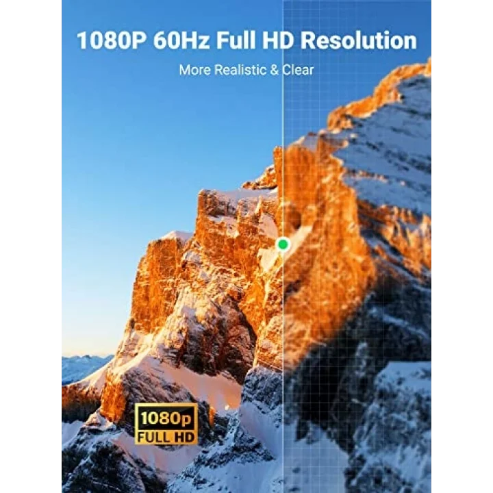 HDMI DVI 1080P Çift Yönlü Görüntü Aktarma Kablosu, 5 Metre