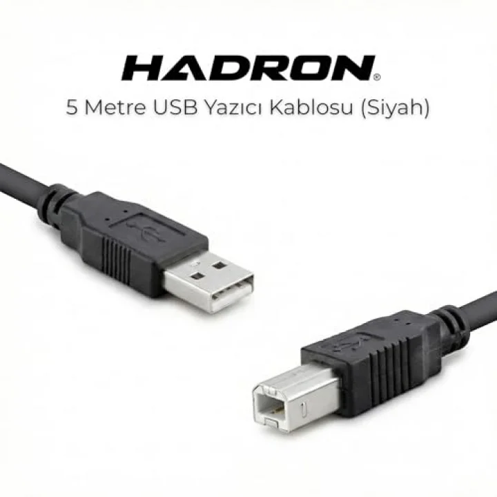 HDX7506 USB-A (E) - USB-B (E) 3mt Yazıcı Kablosu - Siyah