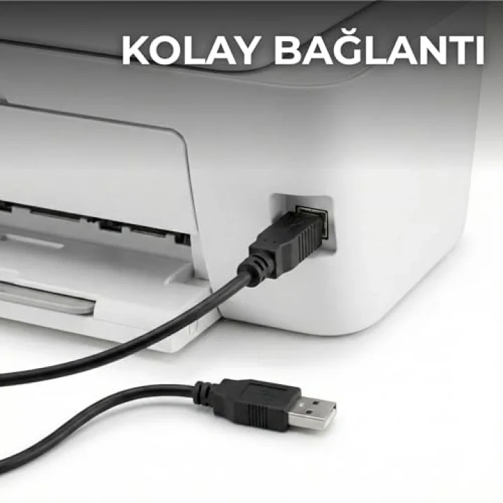HDX7506 USB-A (E) - USB-B (E) 3mt Yazıcı Kablosu - Siyah