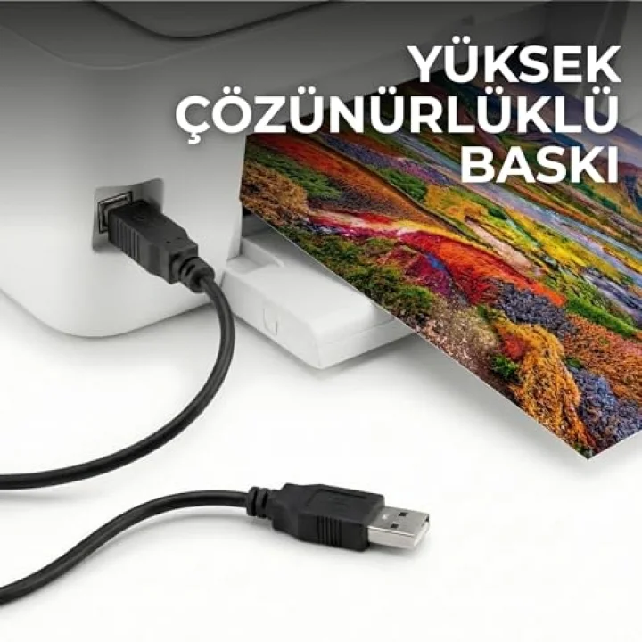 HDX7506 USB-A (E) - USB-B (E) 3mt Yazıcı Kablosu - Siyah