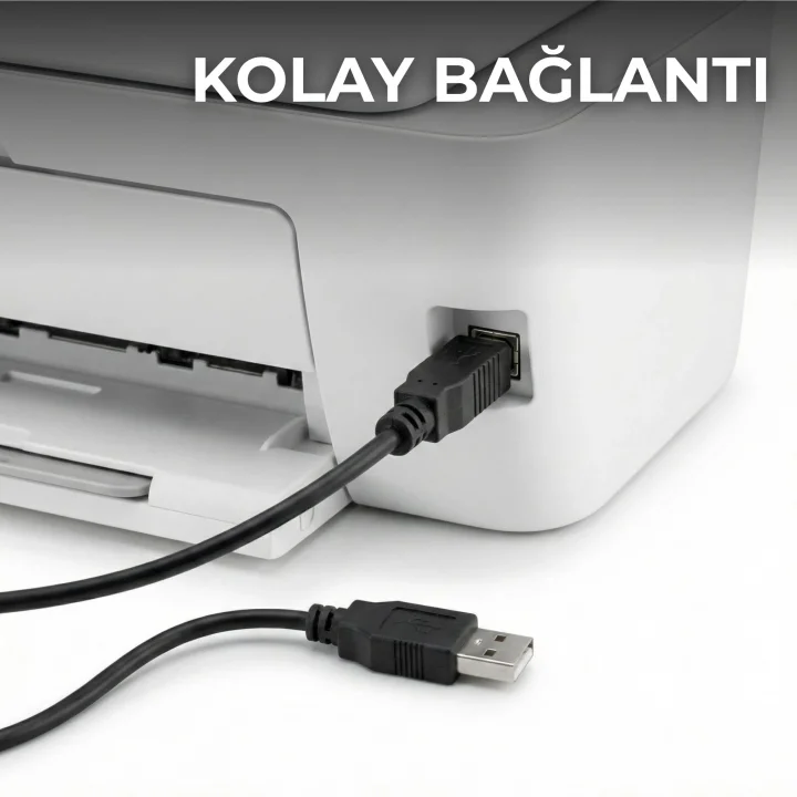 HDX7506 USB-A (E) - USB-B (E) 3mt Yazıcı Kablosu - Siyah