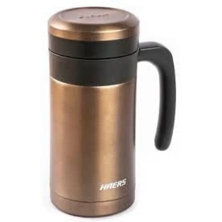 HEARS KAHVERENGİ PASLANMAZ ÇELİK TERMOS BARDAK 450ML