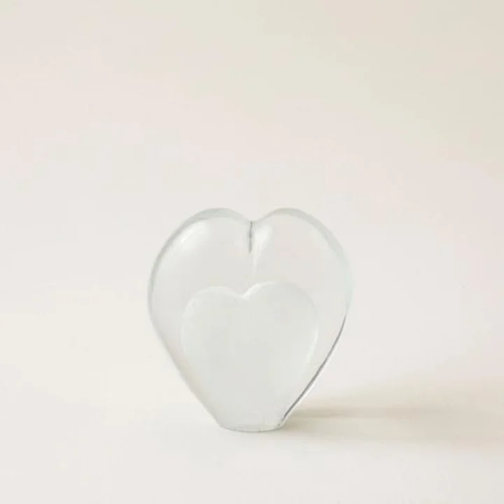 Hearto Kağıt Ağırlığı S Transparan