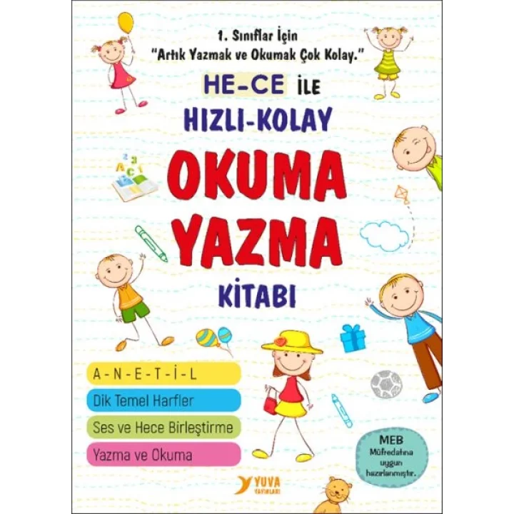 Hece ile Hızlı Kolay Okuma Yazma Kitabı