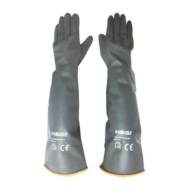 Mey İthalat® Hegi HR Latex Endüstriyel Uzun Eldiven 55 cm