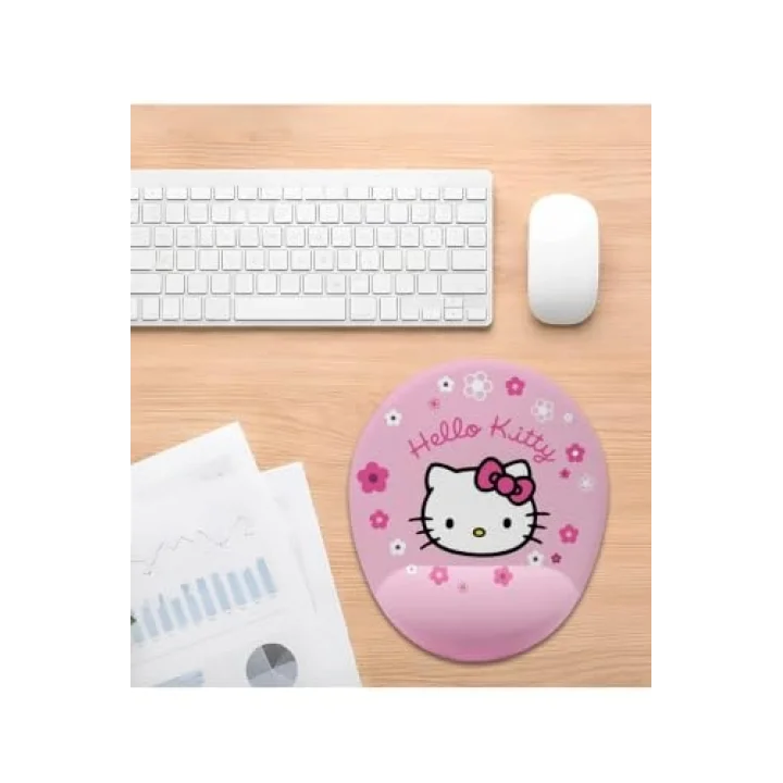 Hello Kitty Desenli Bilek Destekli Mouse Pad