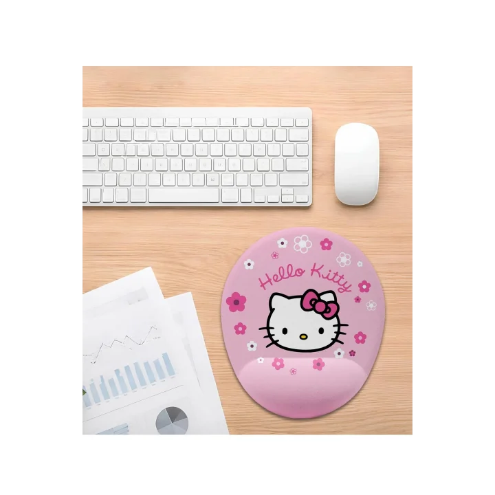 Hello Kitty Desenli Bilek Destekli Mouse Pad