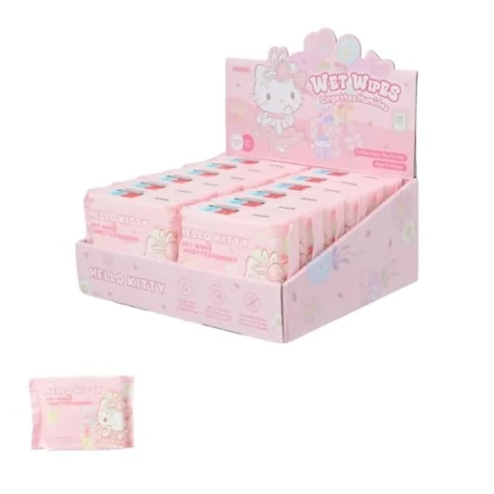 Hello Kitty Lisanslı Islak Mendil (20 Adet) by