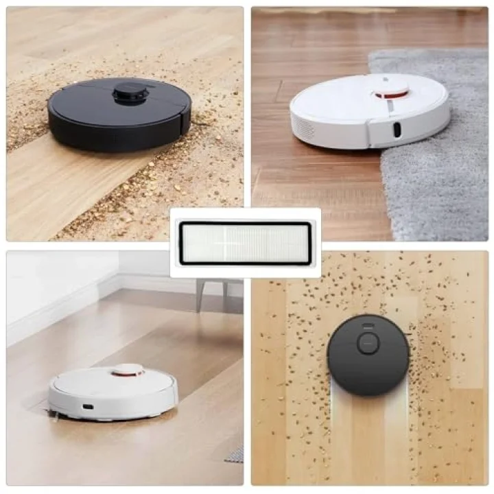 HEPA Filtre 2 Adet Dreame D9 Max / D9 Max Beyaz / D9 / L10 Pro / D9 Pro / D10s / D10s Pro / F9 Pro Robot Süpürge ile Uyumlu Robot Elektrikli Süpürge Yedek Filtre Yedek Parçalar