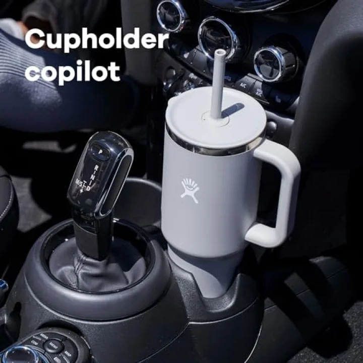 Her Yerde Saplı Seyahat Bardak 32oz Trillium, Paslanmaz Çelik