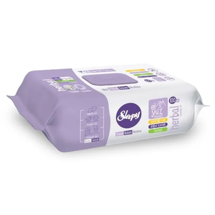 Herbal Kişisel Bakım Havlusu 100 Yaprak