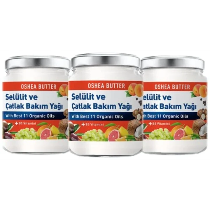 HERBAL SCIENCE OSHEA Butter Selülit ve Çatlak Yağı Üçlü Paket
