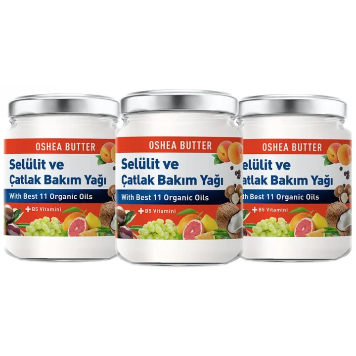 HERBAL SCIENCE OSHEA Butter Selülit ve Çatlak Yağı Üçlü Paket