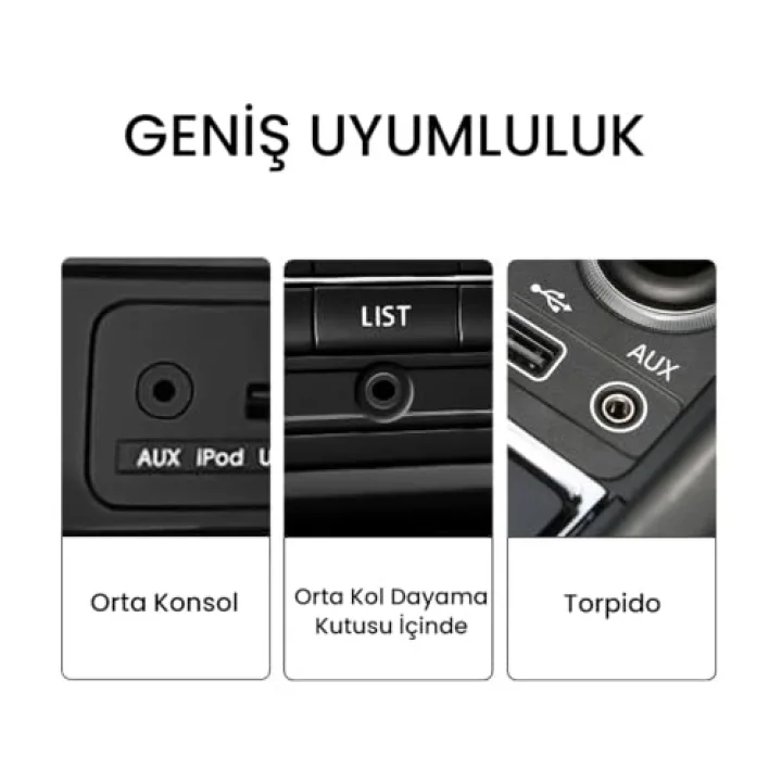 Hi-Fi TRS 3.5mm Aux Ses Kablosu 5 Metre