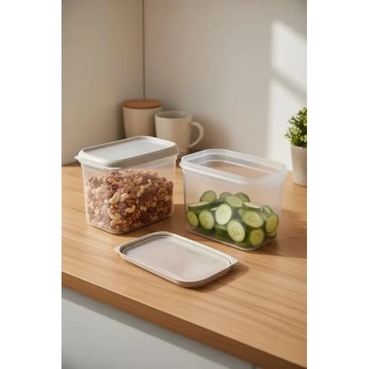 Hide Plus 2Li Saklama Kabı 1900 Ml Beyaz