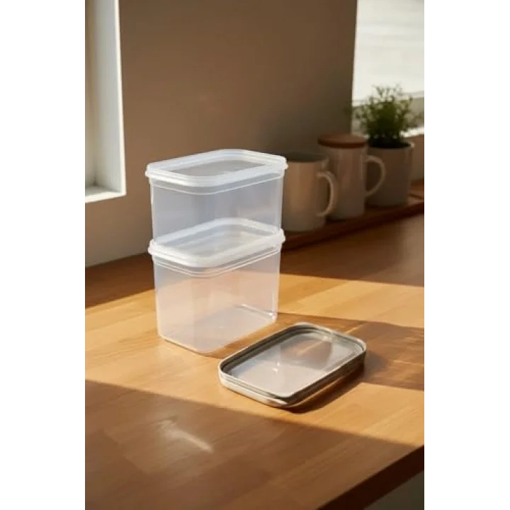 Hide Plus 2Li Saklama Kabı 1900 Ml Beyaz