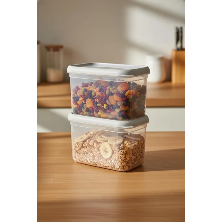 Hide Plus 2Li Saklama Kabı 1900 Ml Beyaz