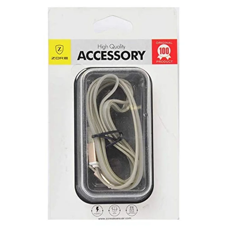 High Speed Lightning Usb Kablo Gri