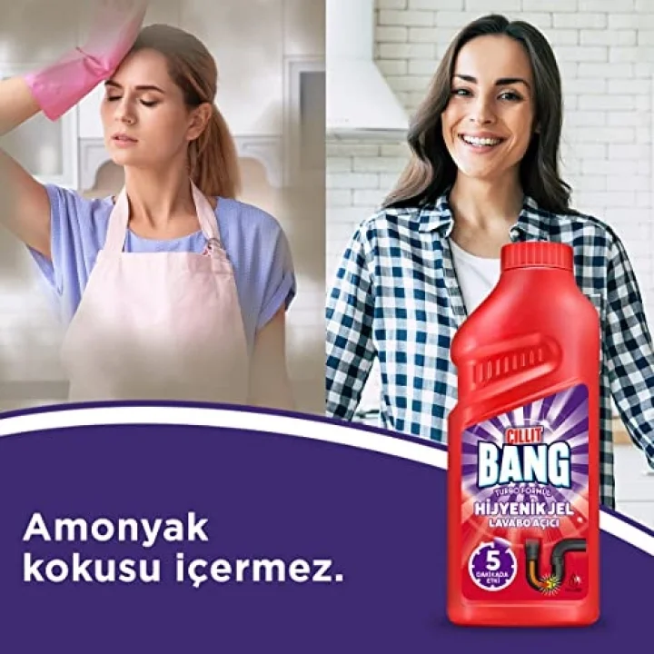 Hijyenik Gider Lavabo Açıcı Jel 500 ml