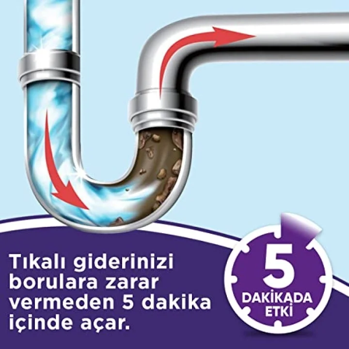 Hijyenik Gider Lavabo Açıcı Jel 500 ml